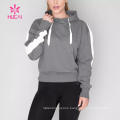 OEM Service Gym Cotton Spandex Classical Sports Hoodie for Women